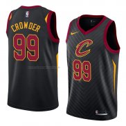 Maglia Cleveland Cavaliers Jae Crowder NO 99 Statement 2018 Nero