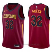 Maglia Cleveland Cavaliers Jeff Green NO 32 Swingman Icon 2017-18 Rosso