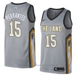 Maglia Cleveland Cavaliers London Perrantes NO 15 Citta 2018 Grigio