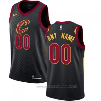 Maglia Cleveland Cavaliers Personalizzate 17-18 Nero