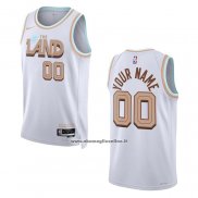 Maglia Cleveland Cavaliers Personalizzate Citta 2022-23 Bianco