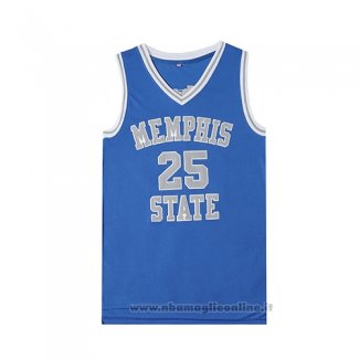 Maglia Film Memphis Hardaway NO 25 Blu