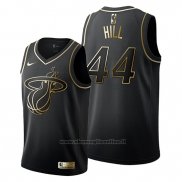 Maglia Golden Edition Miami Heat Solomon Hill NO 44 2019-20 Nero