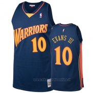 Maglia Golden State Warriors Tim Hardaway NO 10 2009-10 Hardwood Classics Blu