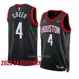 Maglia Houston Rockets Jalen Green #4 Statement 2023-24 Nero