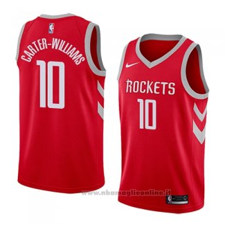 Maglia Houston Rockets Michael Carter-williams NO 10 Icon 2018 Rosso