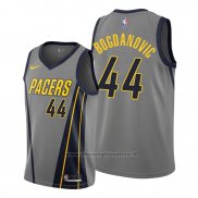 Maglia Indiana Pacers Bojan Bogdanovic NO 44 Citta Edition Grigio