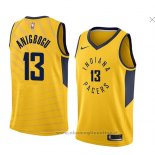 Maglia Indiana Pacers Ike Anigbogu NO 13 Statement 2018 Giallo