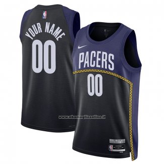 Maglia Indiana Pacers Personalizzate Citta 2022-23 Blu