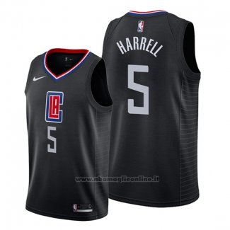 Maglia Los Angeles Clippers Montrezl Harrell NO 5 Statement Nero