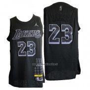 Maglia Los Angeles Lakers LeBron James #23 MVP Nero2