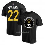 Maglia Manica Corta Golden State Warriors Andrew Wiggins Citta 2022-23 Nero