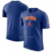Maglia Manica Corta New York Knicks Essential Citta Blu