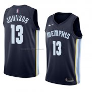 Maglia Memphis Grizzlies Brice Johnson NO 13 Icon 2017-18 Blu