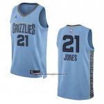 Maglia Memphis Grizzlies Tyus Jones #21 Statement 2022-23 Blu