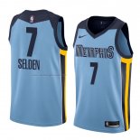 Maglia Memphis Grizzlies Wayne Selden NO 7 Statement 2018 Blu