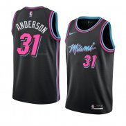 Maglia Miami Heat Ryan Anderson NO 31 Citta 2018-19 Nero