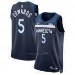 Maglia Minnesota Timberwolves Anthony Edwards #5 Icon Blu