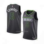 Maglia Minnesota Timberwolves Anthony Edwards #5 Statement 2022-23 Nero