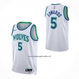 Maglia Minnesota Timberwolves Anthony Edwards No 5 Association 2026-27 Bianco