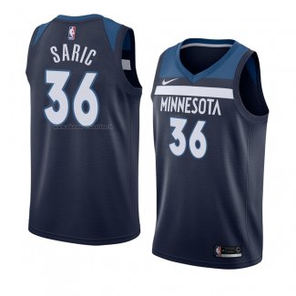 Maglia Minnesota Timberwolves Dario Saric NO 36 Icon 2018 Blu