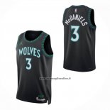 Maglia Minnesota Timberwolves Jaden Mcdaniels No 3 Statement 2026-27 Nero