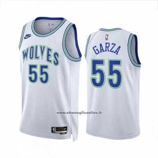 Maglia Minnesota Timberwolves Luka Garza #55 Classic 2023-24 Bianco