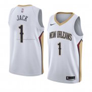 Maglia New Orleans Pelicans Jarrett Jack NO 1 Association 2018 Bianco