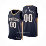 Maglia New Orleans Pelicans Personalizzate Icon 2024-25 Blu