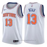 Maglia New York Knicks Joakim Noah NO 13 Statement 2017-18 Bianco