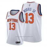 Maglia New York Knicks Marcus Morris Sr. NO 13 Association Bianco