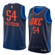 Maglia Oklahoma City Thunder Patrick Patterson NO 54 Statement 2018 Blu