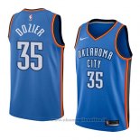 Maglia Oklahoma City Thunder Pj Dozier NO 35 Icon 2018 Blu