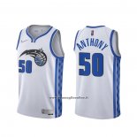 Maglia Orlando Magic Cole Anthony #50 Earned 2020-21 Bianco