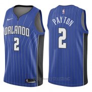 Maglia Orlando Magic Elfrid Payton NO 2 Icon 2017-18 Blu