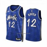 Maglia Orlando Magic Trevelin Queen #12 Classic 2023-24 Blu