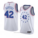 Maglia Philadelphia 76ers Al Horford NO 42 Earned 2019-20 Bianco