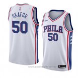 Maglia Philadelphia 76ers Emeka Okafor NO 50 Association 2018 Bianco