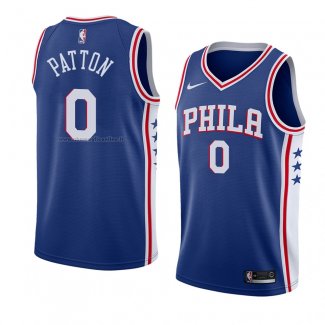 Maglia Philadelphia 76ers Justin Patton NO 0 Icon 2018 Blu