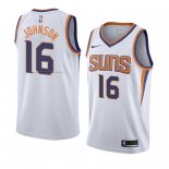 Maglia Phoenix Suns Tyler Johnson NO 16 Association 2018 Bianco