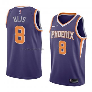 Maglia Phoenix Suns Tyler Ulis NO 8 Icon 2018 Viola