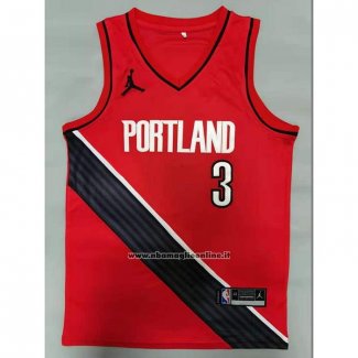 Maglia Portland Trail Blazers C.j. McCollum NO 3 2017-18 Nero