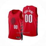 Maglia Portland Trail Blazers Personalizzate Statement 2024-25 Rosso
