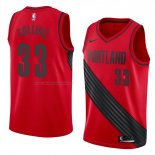 Maglia Portland Trail Blazers Zach Collins NO 33 Statement 2018 Rosso