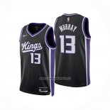 Maglia Sacramento Kings Keegan Murray No 13 Icon 2024-25 Nero