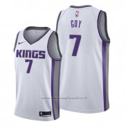 Maglia Sacramento Kings Kyle Guy NO 7 Association 2019-20 Bianco