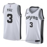 Maglia San Antonio Spurs Brandon Paul NO 3 Association 2018 Bianco