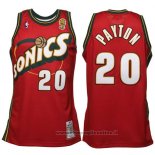 Maglia Seattle SuperSonics Gary Payton NO 20 Historic Throwback Rosso