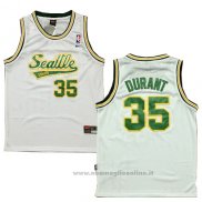 Maglia Seattle SuperSonics Kevin Durant NO 35 Historic Bianco2