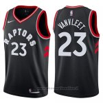 Maglia Toronto Raptors Fred Vanvleet NO 23 Statement 2017-18 Nero